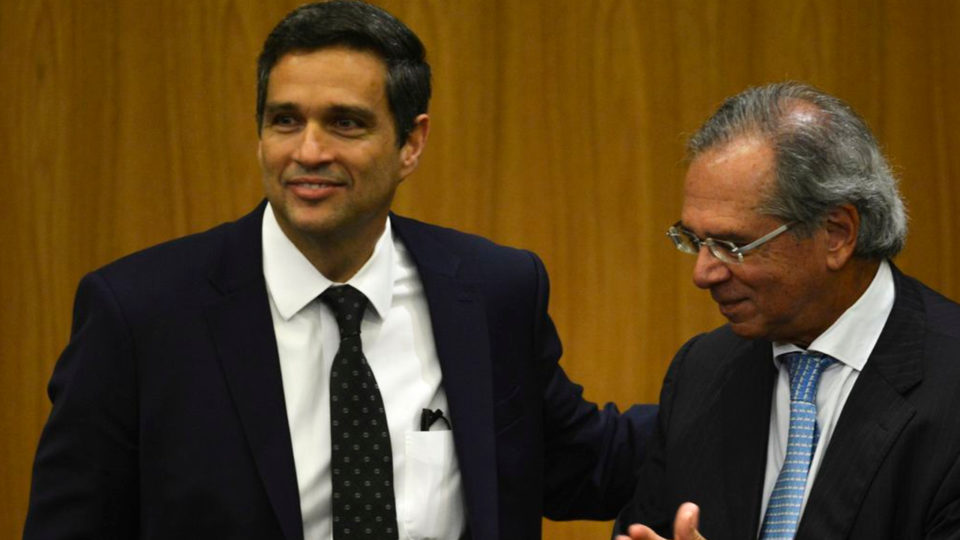 A mensagem do presidente do BC O presidente do Banco Central (BC), Roberto Campos Neto, e o ministro da Economia, Paulo Guedes.