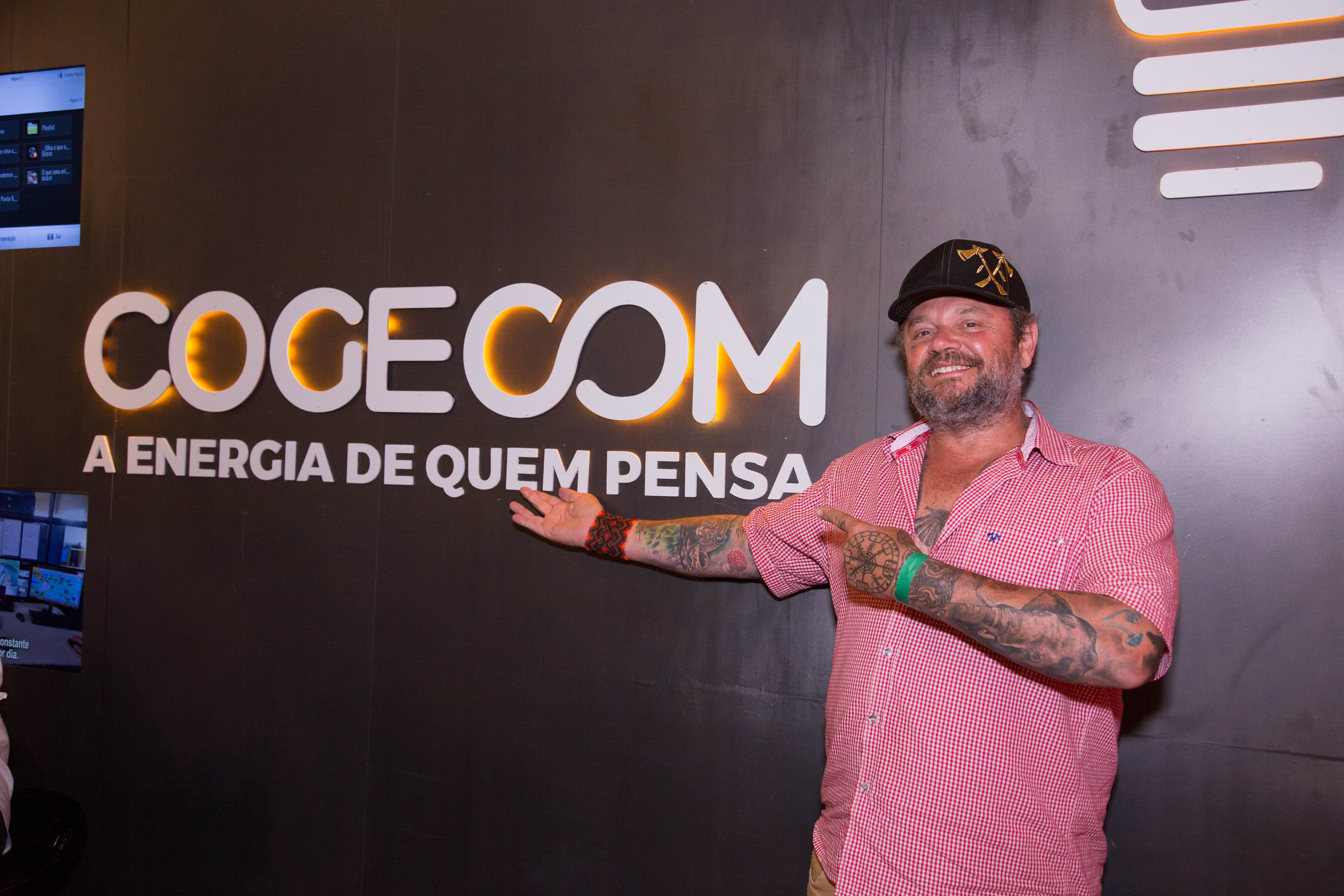O biólogo Richard Rasmussen no espaço da Cogecom O biólogo Richard Rasmussen no espaço da Cogecom