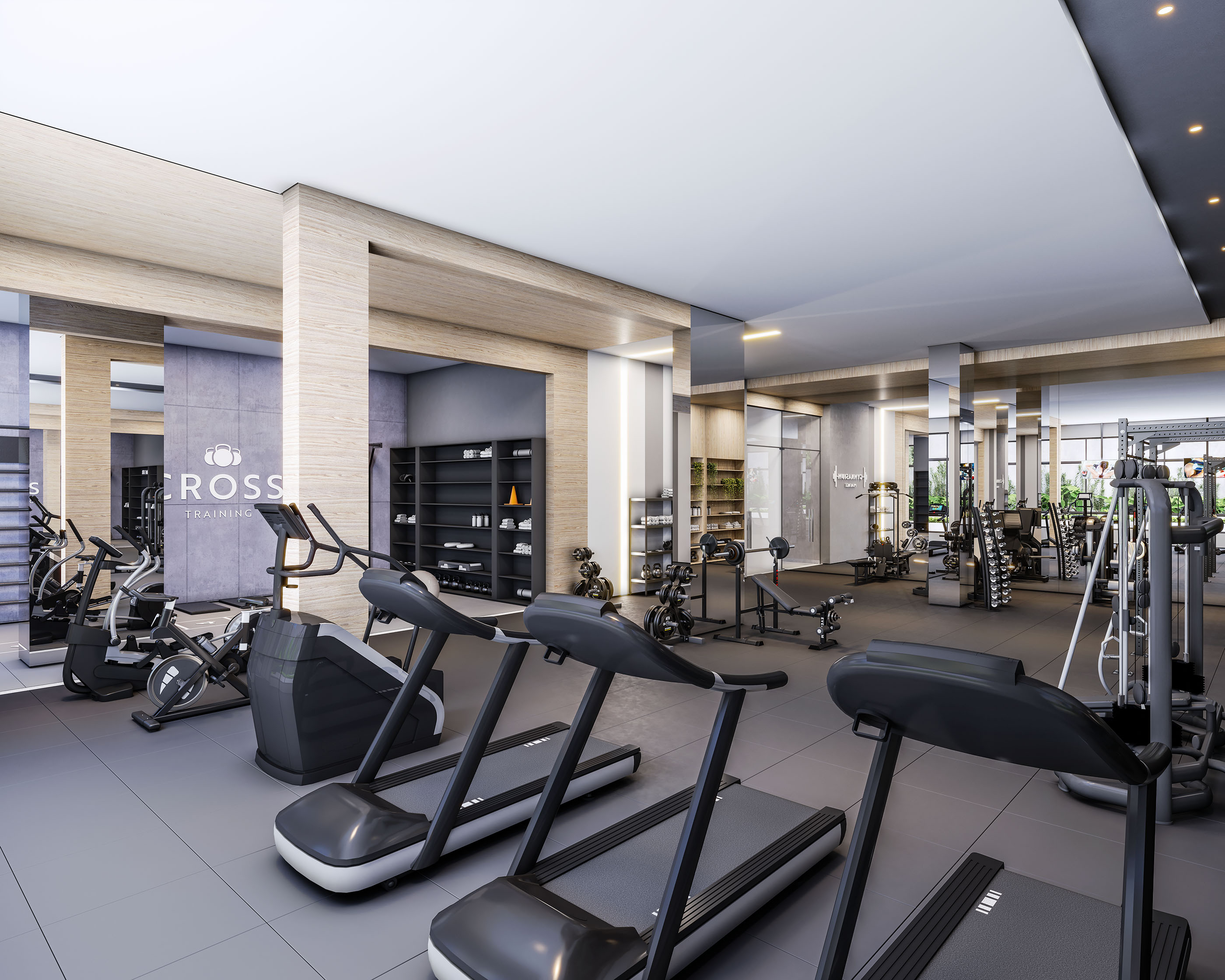 Como será o espaço fitness do novo empreendimento. Como será o espaço fitness do novo empreendimento.
