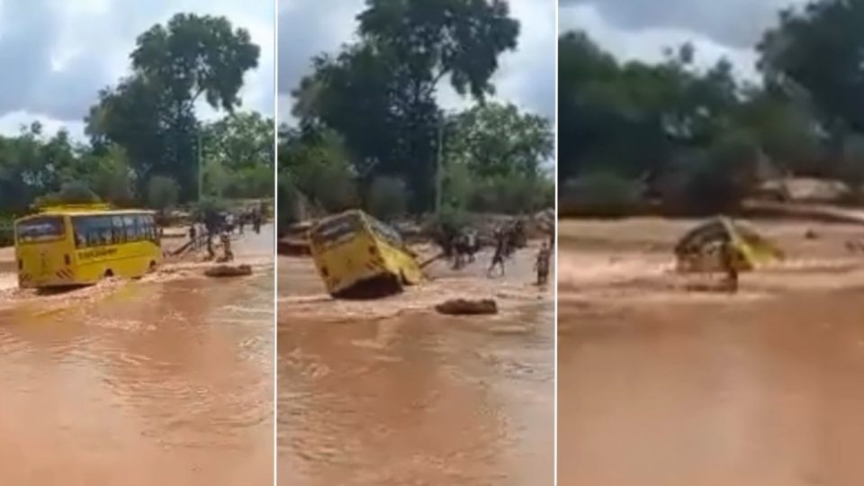 Ônibus afunda em rio no Quênia e deixa ao menos 24 mortos; veja vídeo Mais da metade das vítimas pertence à mesma família e seguia para uma cerimônia de casamento.