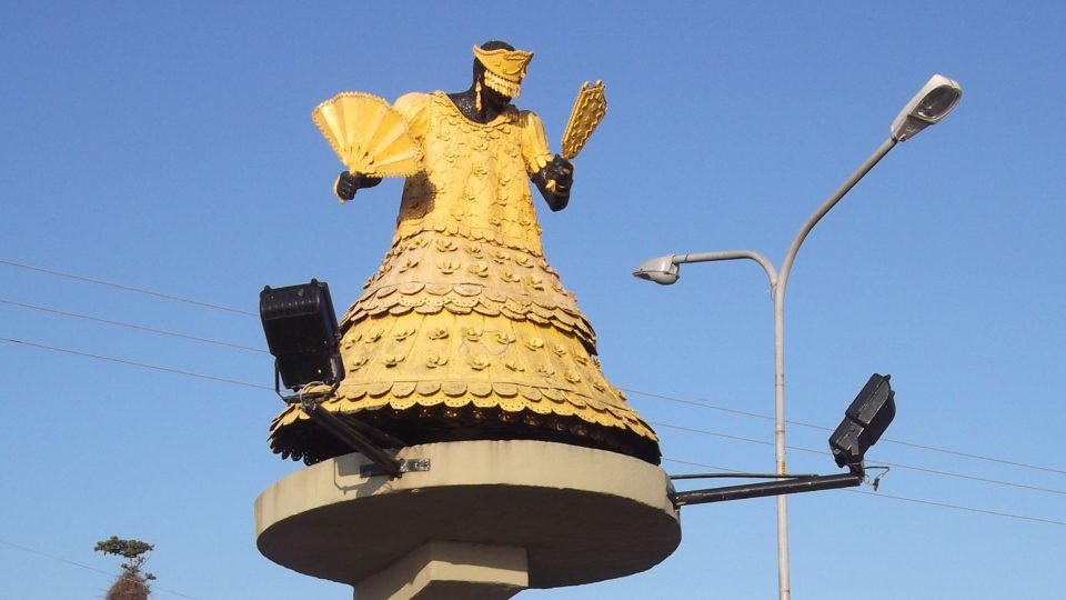 Oxum e os negros de Porto Alegre Estátua de Oxum, em Porto Alegre.