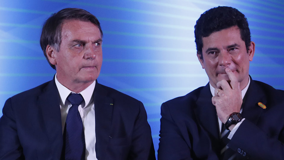 Moro pede a Moraes para analisar entrevista de Bolsonaro à Gazeta em inquérito no STF Moro Bolsonaro