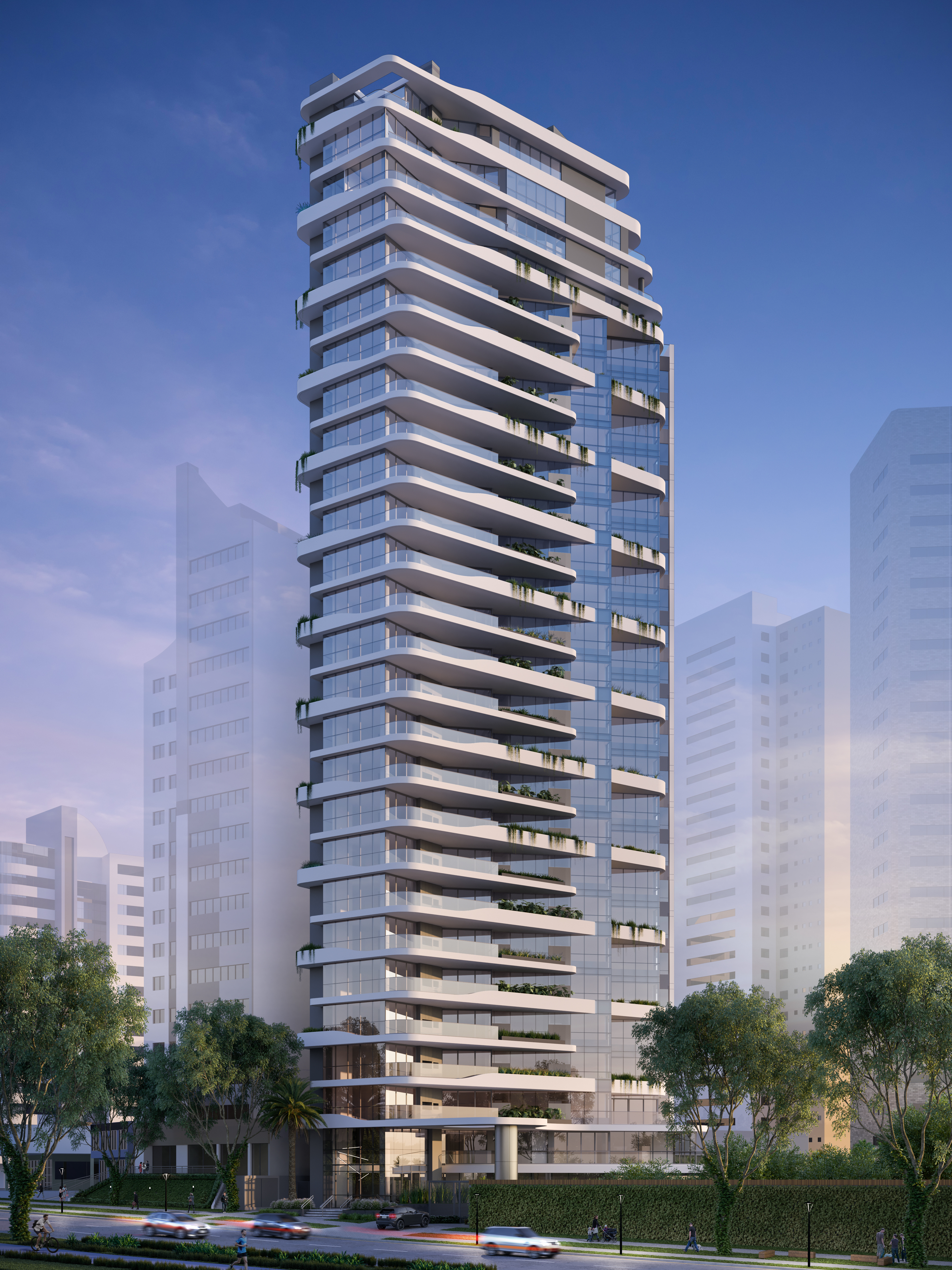 O projeto arquitetônico do Epic é assinado pela Baggio Schiavon Arquitetura. O projeto arquitetônico do Epic é assinado pela Baggio Schiavon Arquitetura.