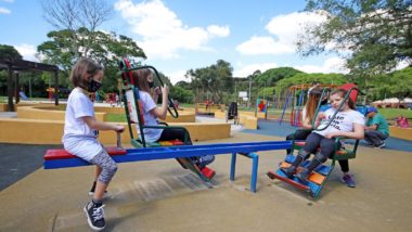 Férias escolares: confira uma lista de parquinhos inclusivos para divertir a criançada Parquinho inclusivo do Parque Barigui