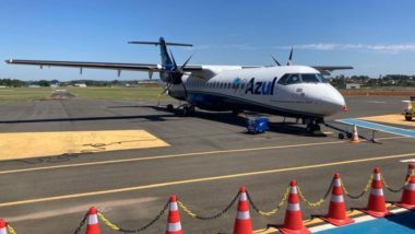 Aeroporto de Ponta Grossa retoma voos comerciais com novo trecho Ponta Grossa passa a ter voo da Azul para Campinas.