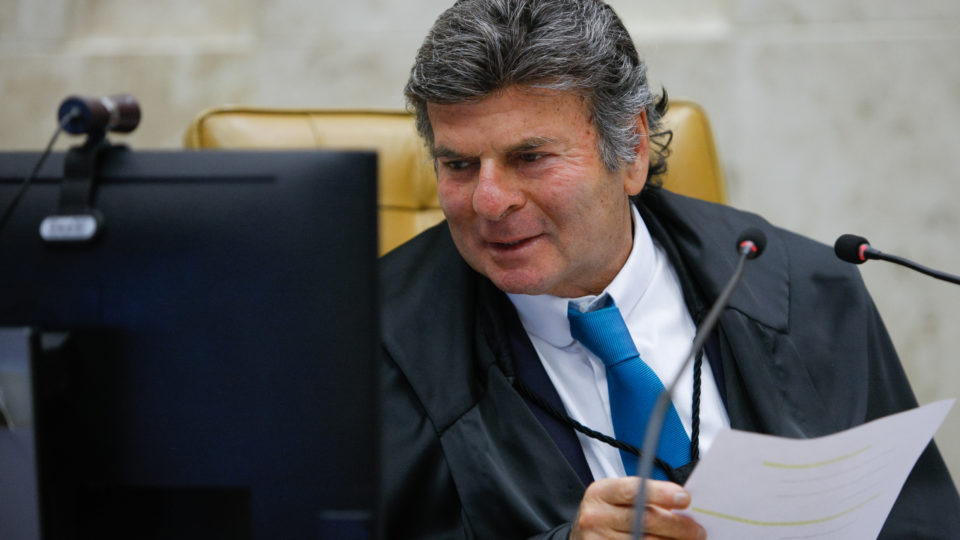 O presidente do STF, ministro Luiz Fux.