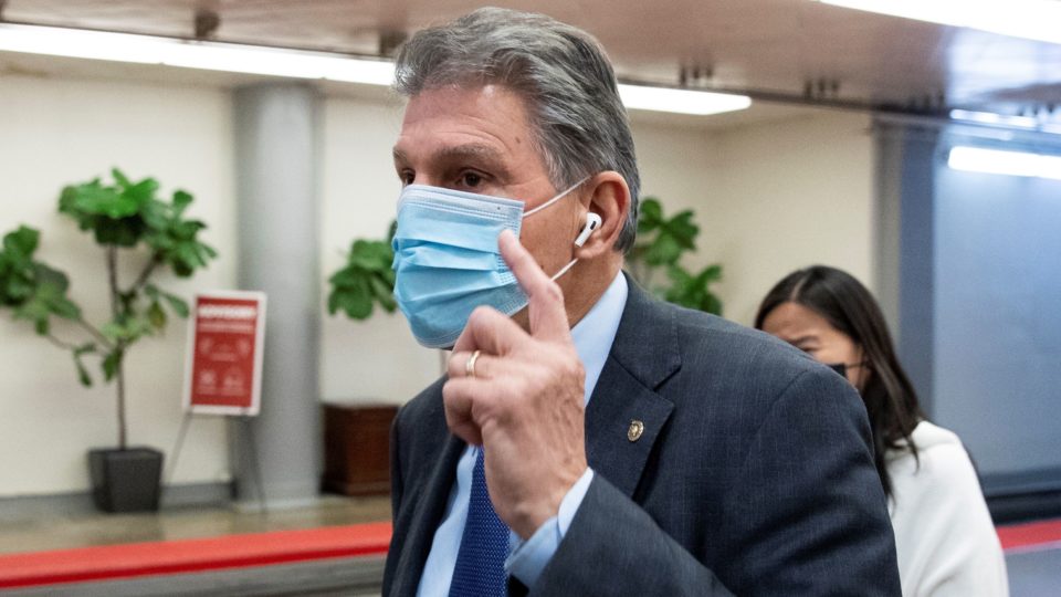 O senador democrata Joe Manchin