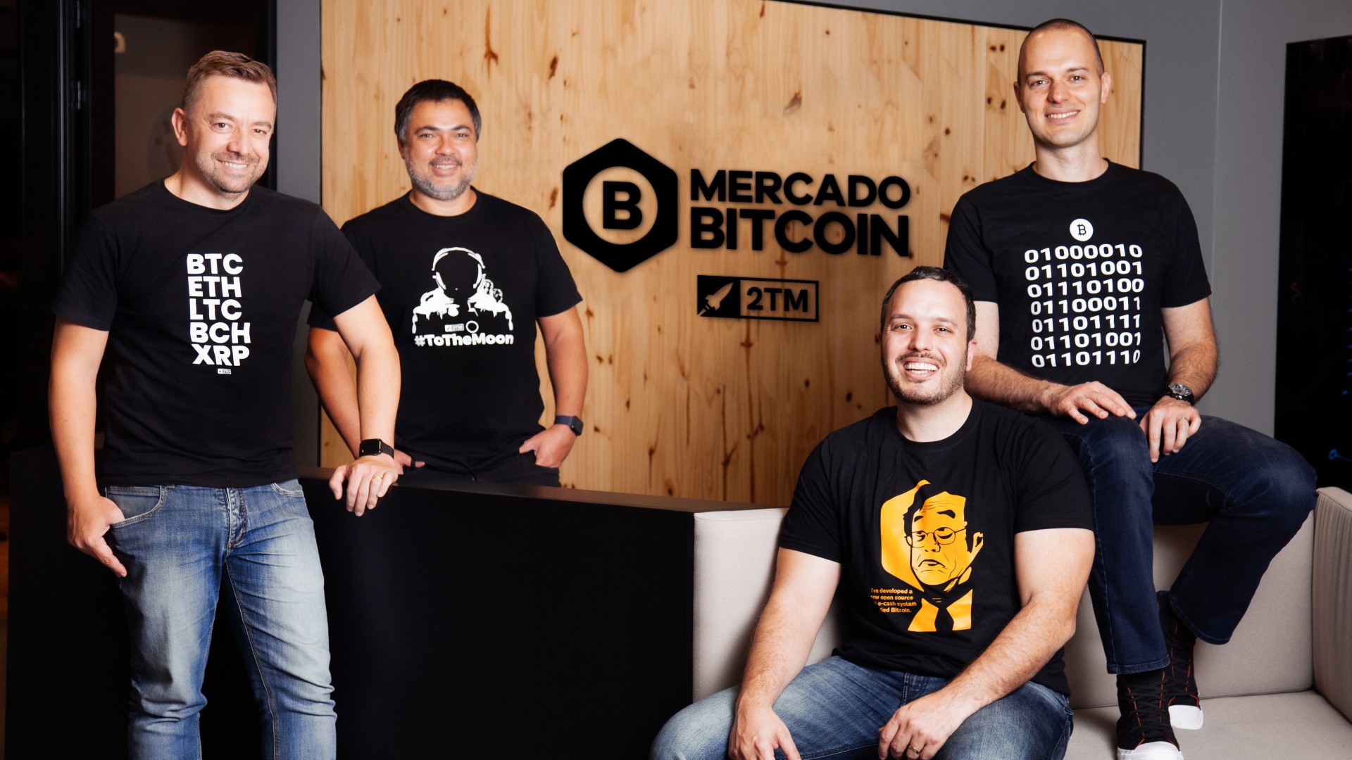Fundadores do Mercado Bitcoin. Foto: divulgação Fundadores do Mercado Bitcoin. Foto: divulgação