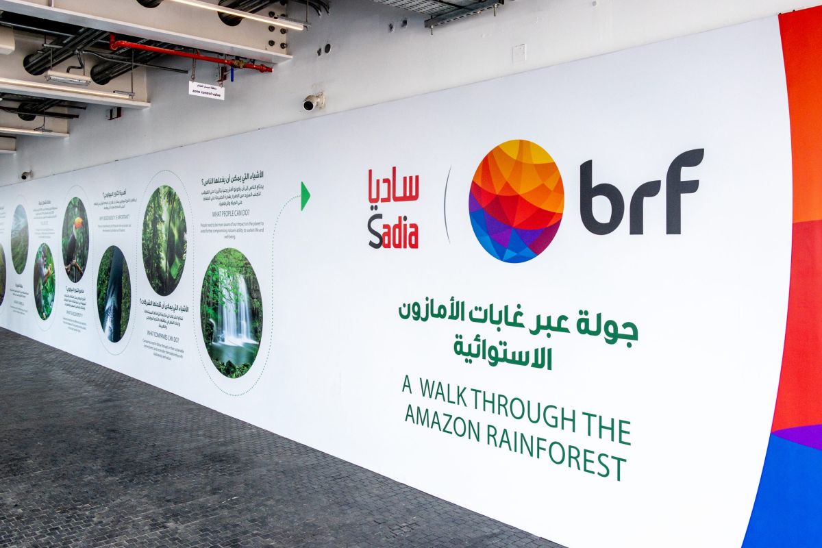 A gigante brasileira BRF levou à Expo Dubai ações de sustentabilidade alimentar.