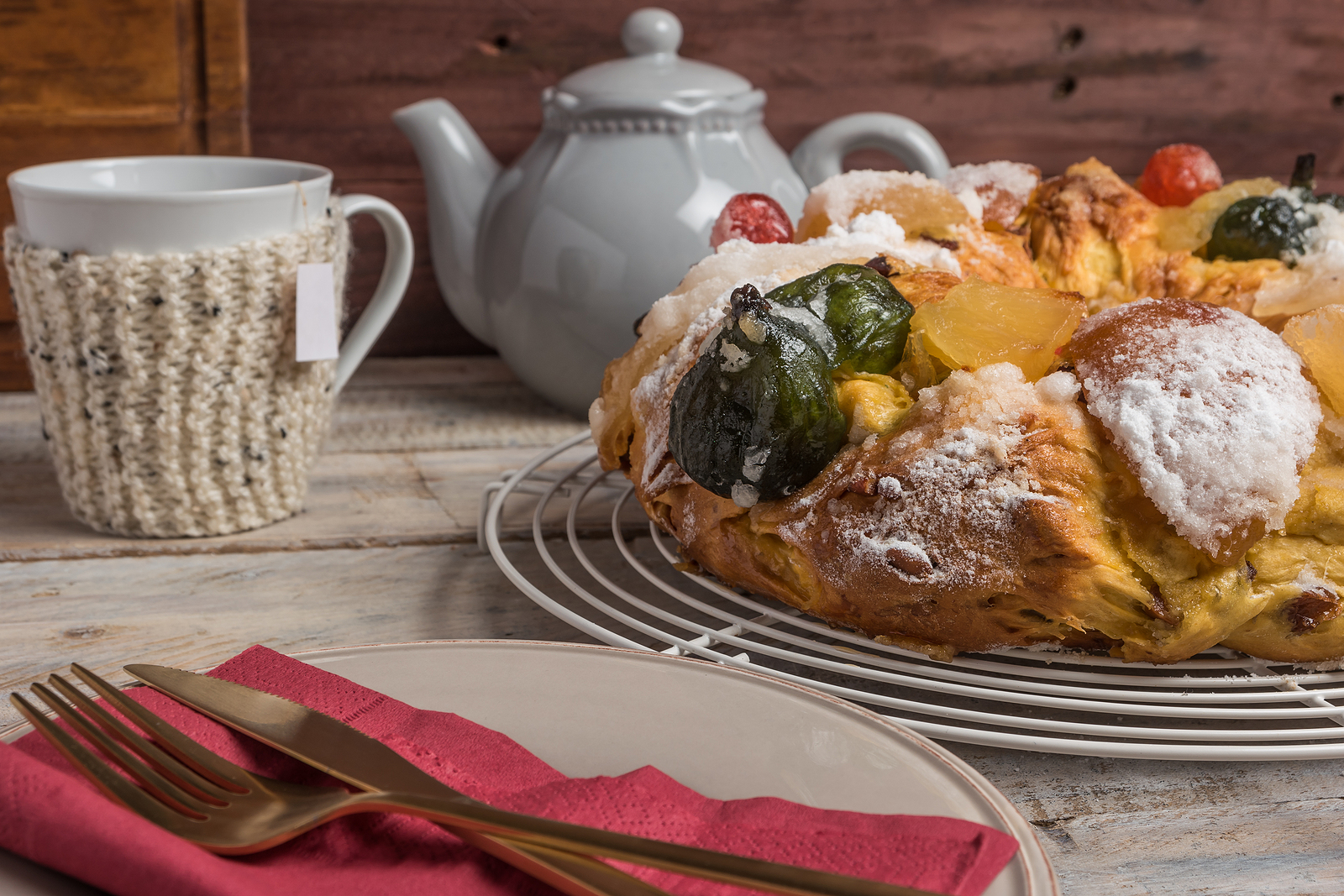 O Bolo de Reis é uma tradição da cozinha portuguesa.