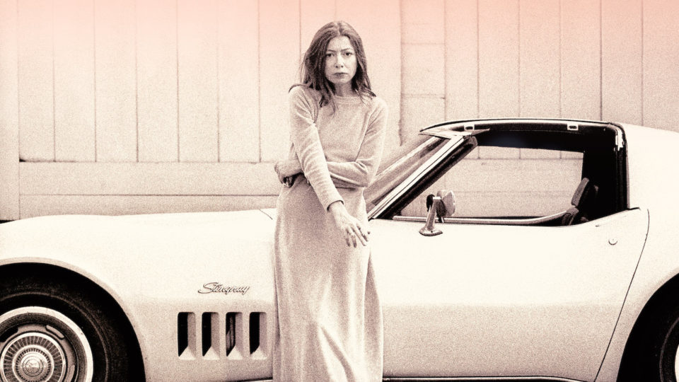 A escritora Joan Didion no documentário "Joan Didion: the center will not hold".