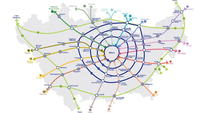 Projeto revela como serão as ciclovias em Milão até 2035. Projeto revela como serão as ciclovias em Milão até 2035.