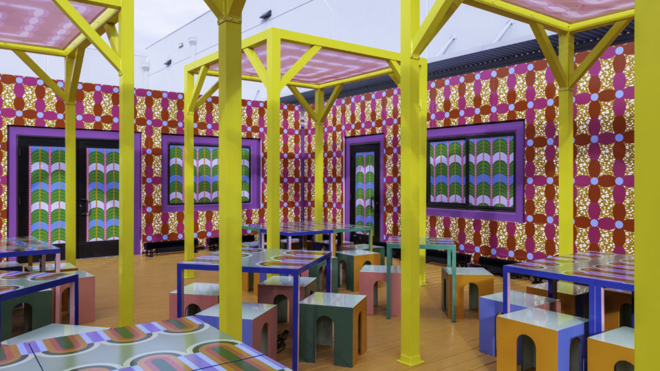 Projeto em Miami traz explosão de cores com inspiração africana Projeto em Miami traz explosão de cores com inspiração africana