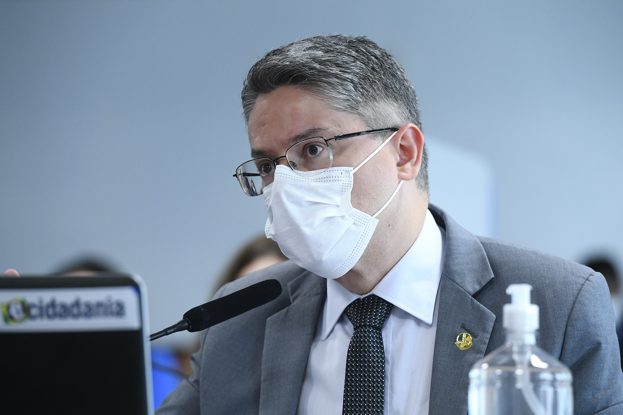 O senador Alessandro Vieira (Cidadania-SE)