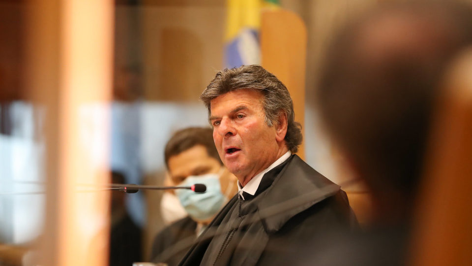 O presidente do Supremo Tribunal Federal (STF), ministro Luiz Fux,.
