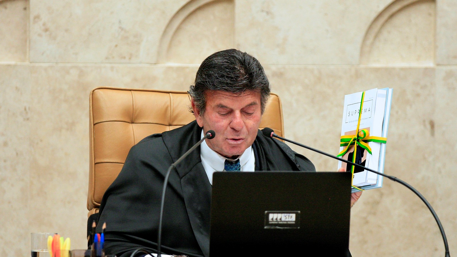 Luiz Fux no plenário do STF