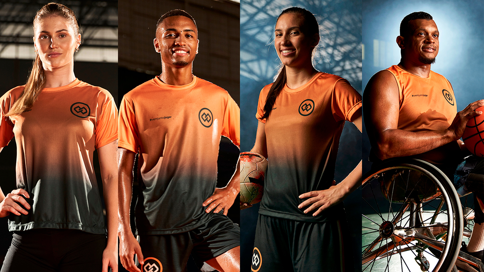 Campanha de alcance nacional conta com a participação de quatro atletas de alto rendimento,