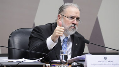 Aras diz que deu andamento a todos indiciamentos feitos pela CPI da Covid O procurador-geral da República, Augusto Aras.