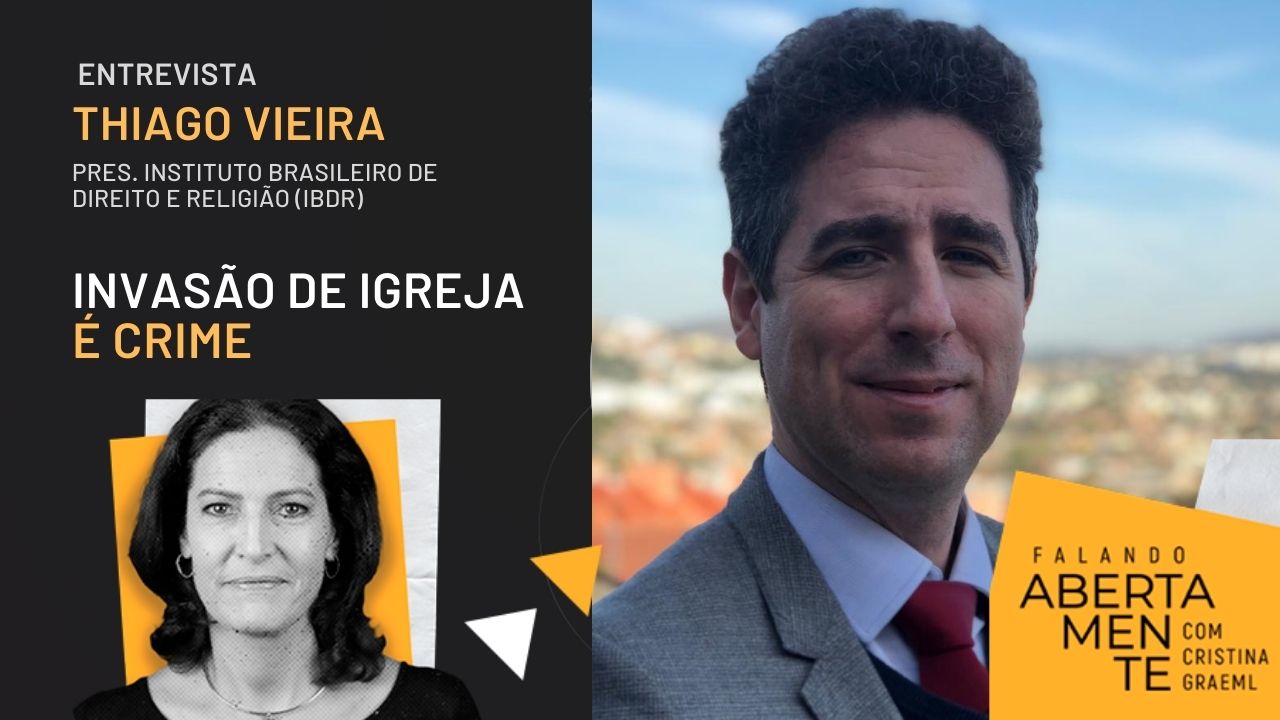 Entrevista com o advogado Thiago Vieira, presidente do Instituto Brasileiro de Direito e Religião (IBDR) sobre a invasão da Igreja do Rosário, em Curitiba, por militantes de esquerda que protestavam contra o racismo.
