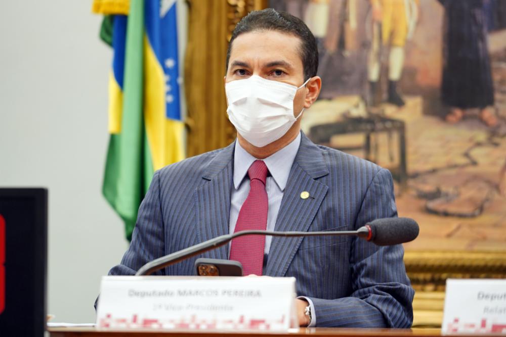 O presidente do Republicanos, Marcos Pereira