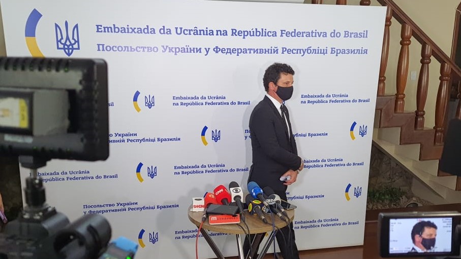 Diplomata da Ucrânia pede apoio maior e ‘palavra de solidariedade’ de Bolsonaro Anatoliy Tkach