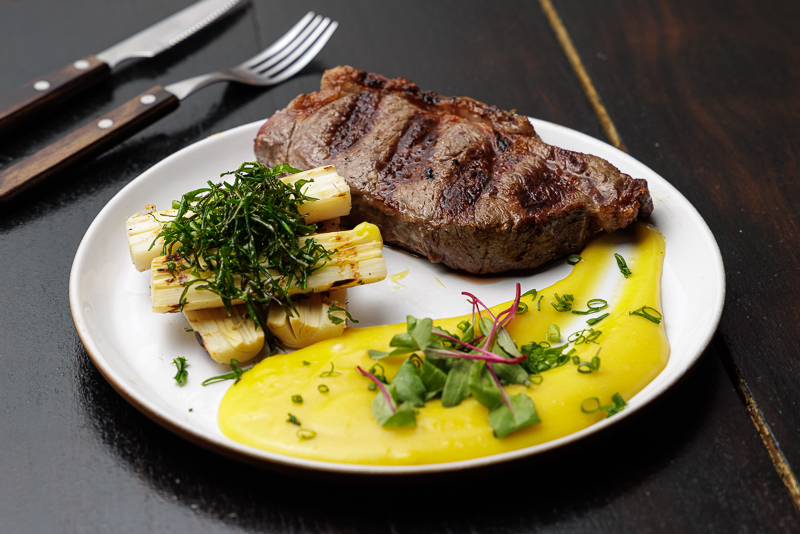 A Parrilla de chorizo, do La Vaca Steakhouse.