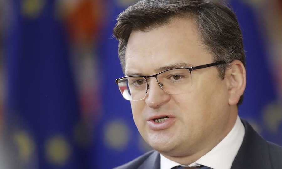 O ministro das Relações Exteriores da Ucrânia, Dmytro Kuleba