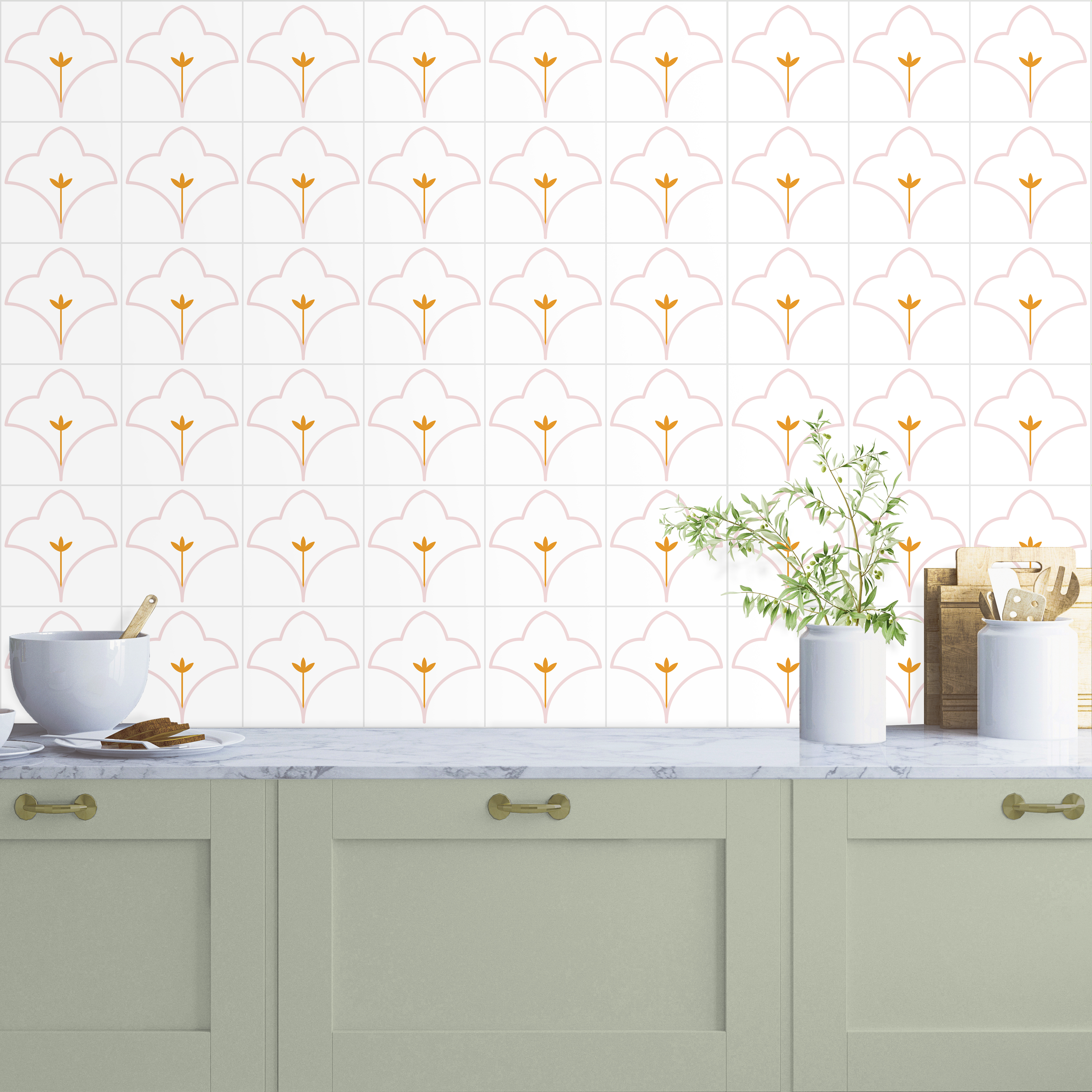 Novos modelos de azulejos da Lurca podem ser comprados em kits que combinam diferentes padrões Novos modelos de azulejos da Lurca podem ser comprados em kits que combinam diferentes padrões