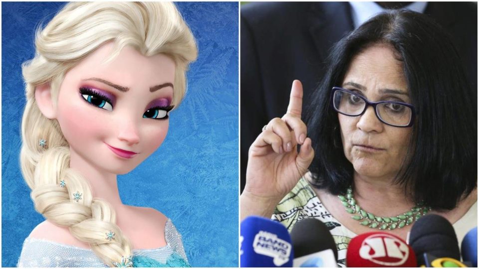 Damares e a princesa lésbica da Disney Damares e a princesa lésbica da Disney