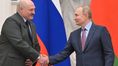 Putin está em “sua melhor forma”, diz presidente de Belarus Alexander Lukashenko e Vladimir Putin