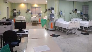 Uma transição tranquila para o pós-pandemia Leitos vazios em Curitiba em 22 de março de 2022, primeiro dia em que a cidade não teve nenhuma internação por Covid-19.