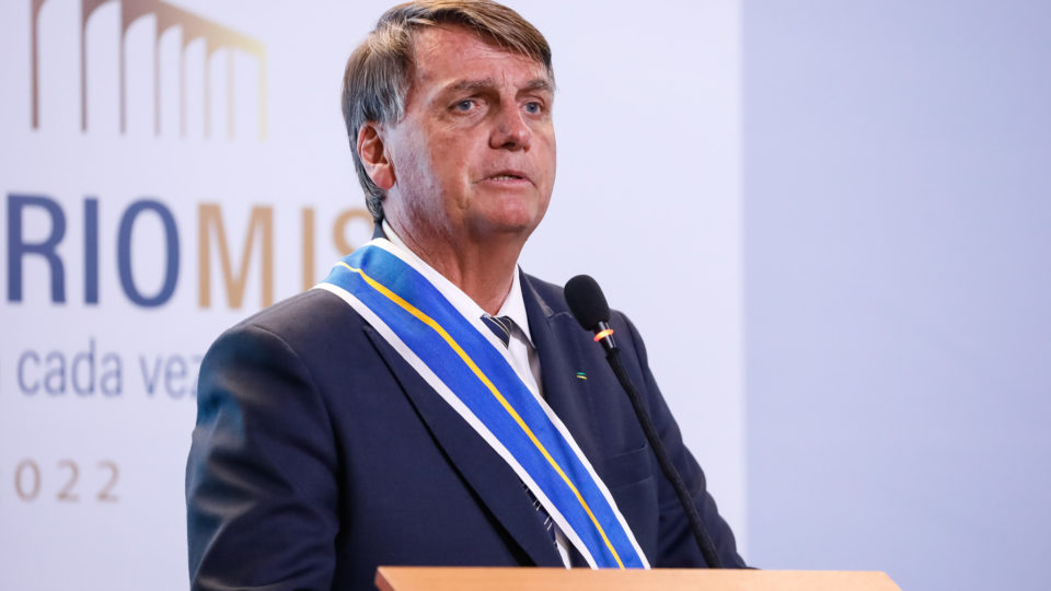 O presidente Jair Bolsonaro