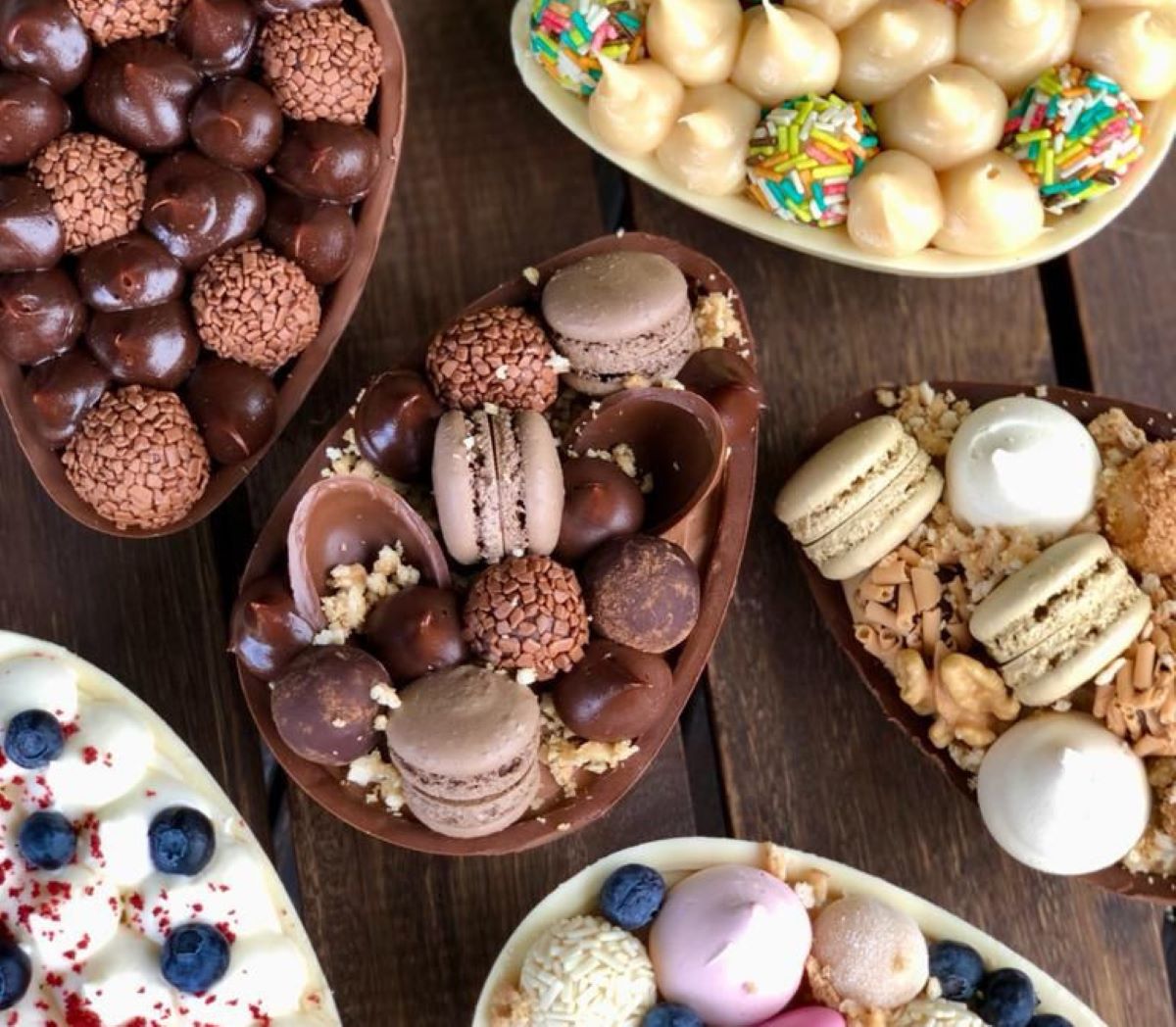 Ovos de Páscoa artesanais: exclusivos, saborosos e de encher os olhos.