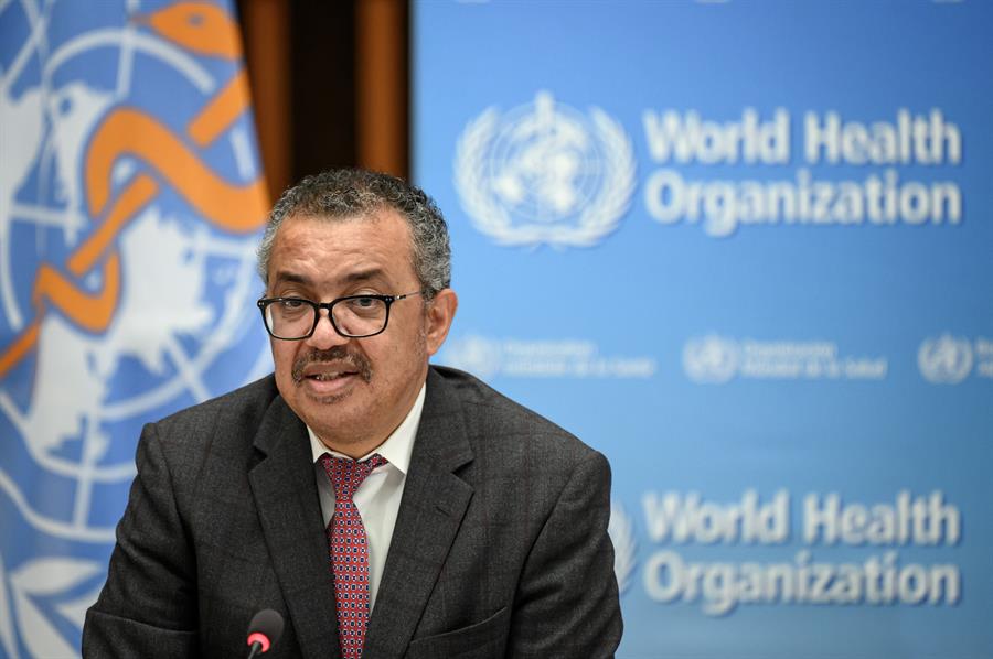 O diretor-geral da Organização Mundial da Saúde (OMS), Tedros Adhanom.