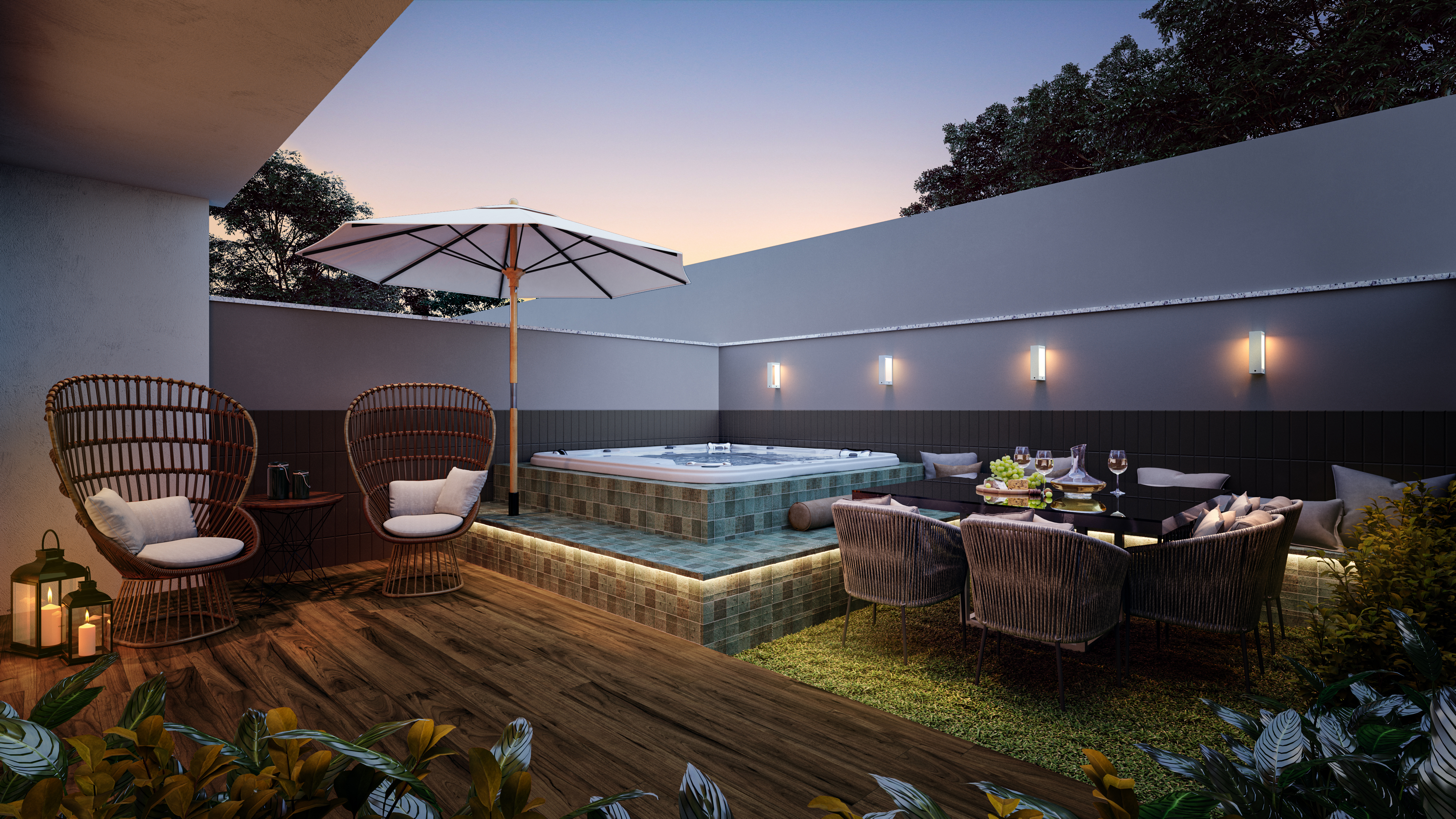 In La Vie Jardim Social, the common areas aim to expand interaction between residents. In La Vie Jardim Social, the common areas aim to expand interaction between residents.