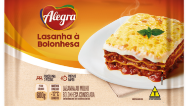 Alegra aposta em nova linha de produtos para aumentar faturamento Lasanha é primeiro produto da marca que não é feito a partir de carne suína.