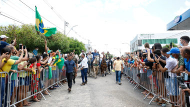 Bolsonaro pagou apenas 16% dos recursos investidos nas obras que vem inaugurando Cerimônia da liberação das águas do Rio São Francisco para o Rio Grande do Norte