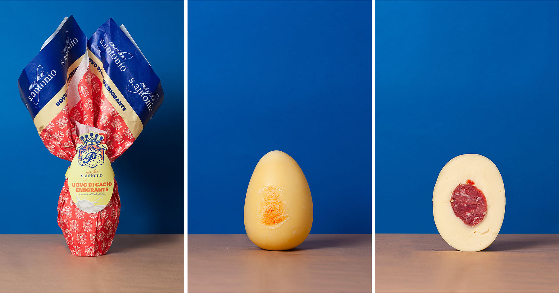 Italianos festejam a Páscoa com ovo de queijo e salame