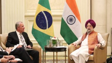 Índia deve intensificar importação de petróleo do Brasil, diz ministro indiano O ministro de Minas e Energia Bento Albuquerque se encontrou na quinta-feira (21), em Nova Delhi, com o ministro do Petróleo e Gás Natural indiano, Hardeep Sing Puri, durante visita oficial à Índia.