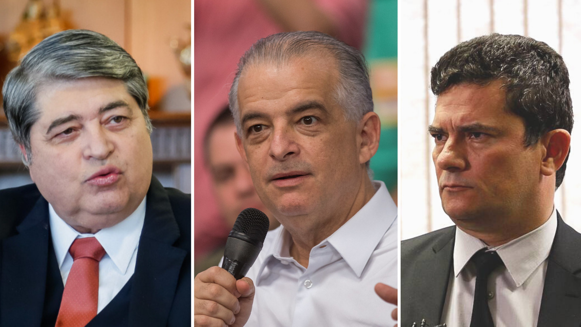 Datena (PSC), Márcio França (SPB) e Sergio Moro (União Brasil) são alguns dos nomes cotados para disputar o Senado Federal por São Paulo