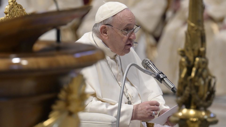 Primeira santa do Uruguai é proclamada, após 3 anos sem canonizações Papa Francisco participa da Santa Missa na Basílica de São Pedro, na Cidade do Vaticano, 24 de abril de 2022.