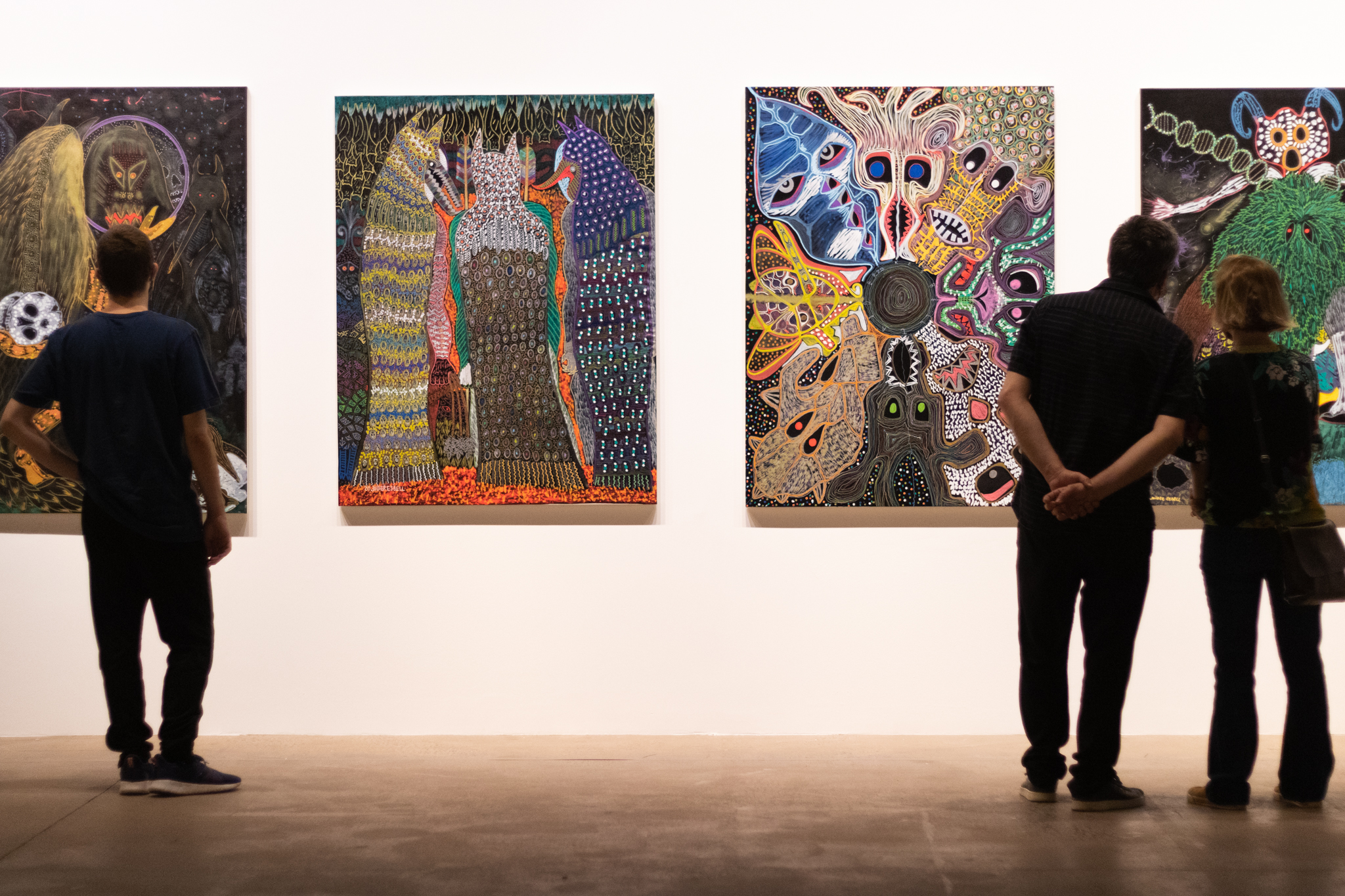 Exposição itinerante da Bienal de Arte de São Paulo em Campinas patrocinada pela Unipar.