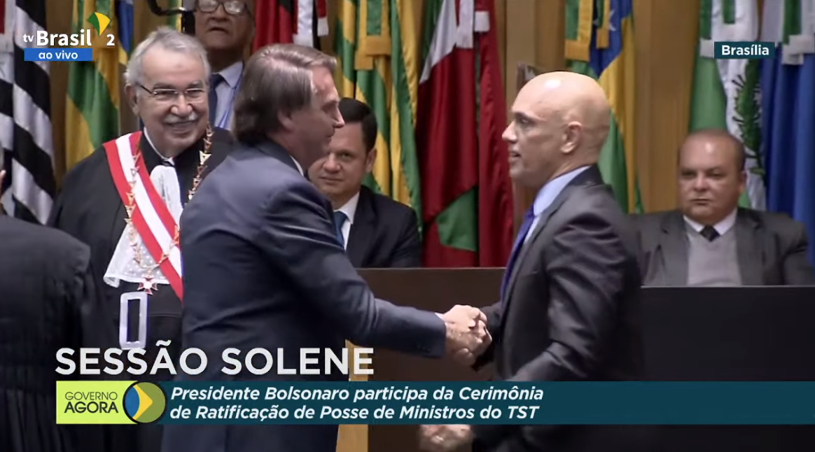 Bolsonaro e Moraes