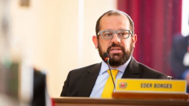 Castigo muito maior que o crime Vereador Eder Borges, em sessão na Câmara de Curitiba.