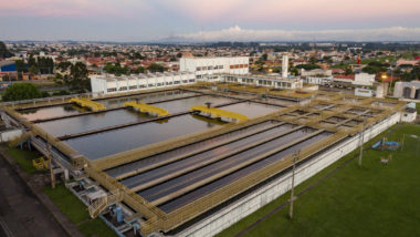 Estação de tratamento de água Iguaçu, em Curitiba