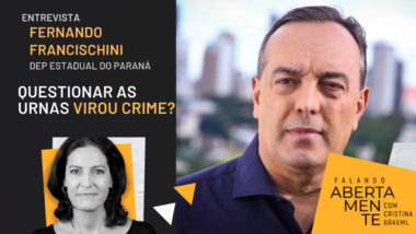 Entrevista em vídeo com o deputado estadual paranaense Fernando Francischini, que teve o mandato cassado por fazer live em rede social momentos antes do fim da votação do 1º turno em 2018.