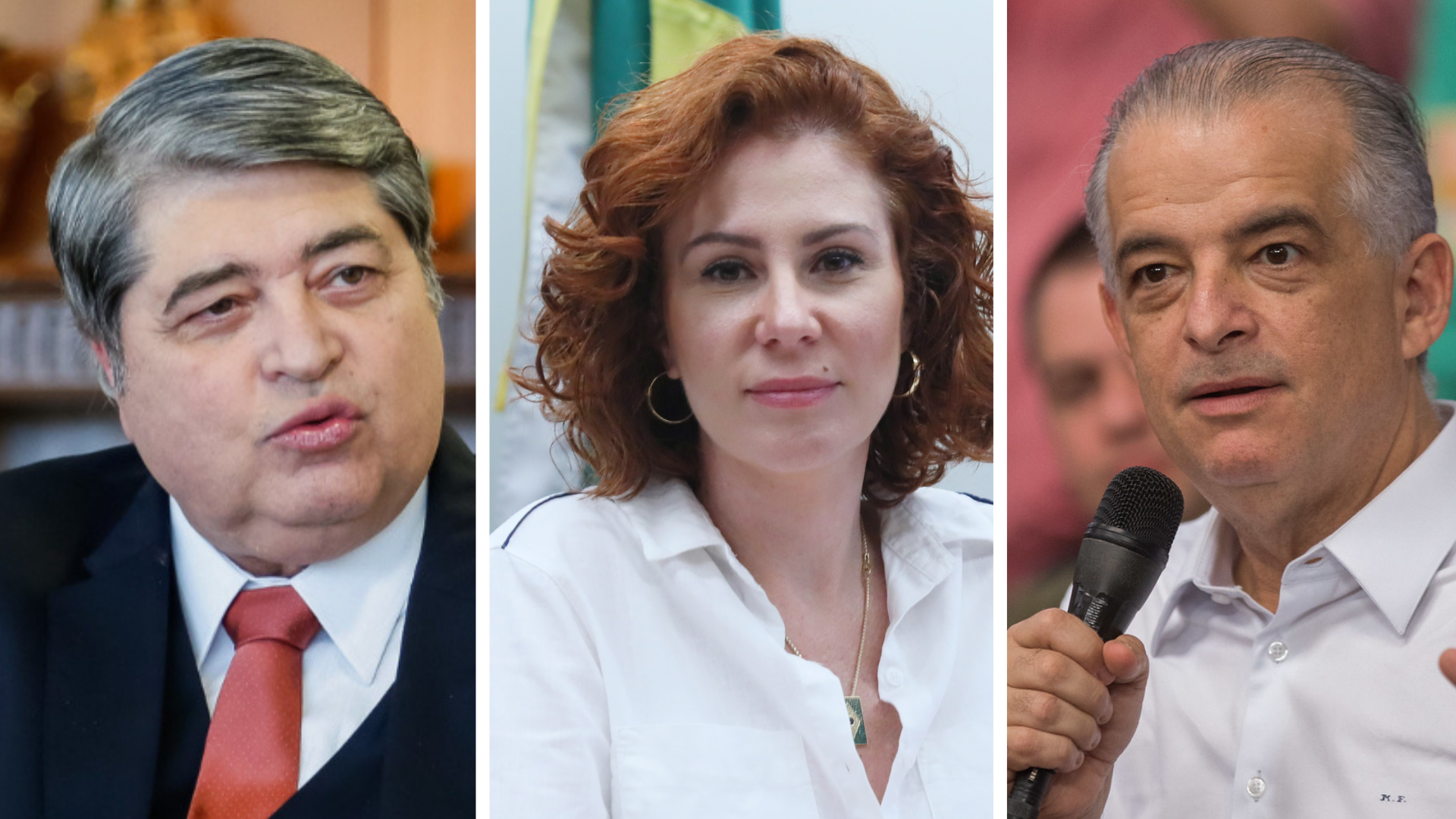 José Luiz Datena (PSC), Carla Zambelli (PL) e Marcio França (PSB) foram nomes testados na pesquisa Exame/Ideia de junho