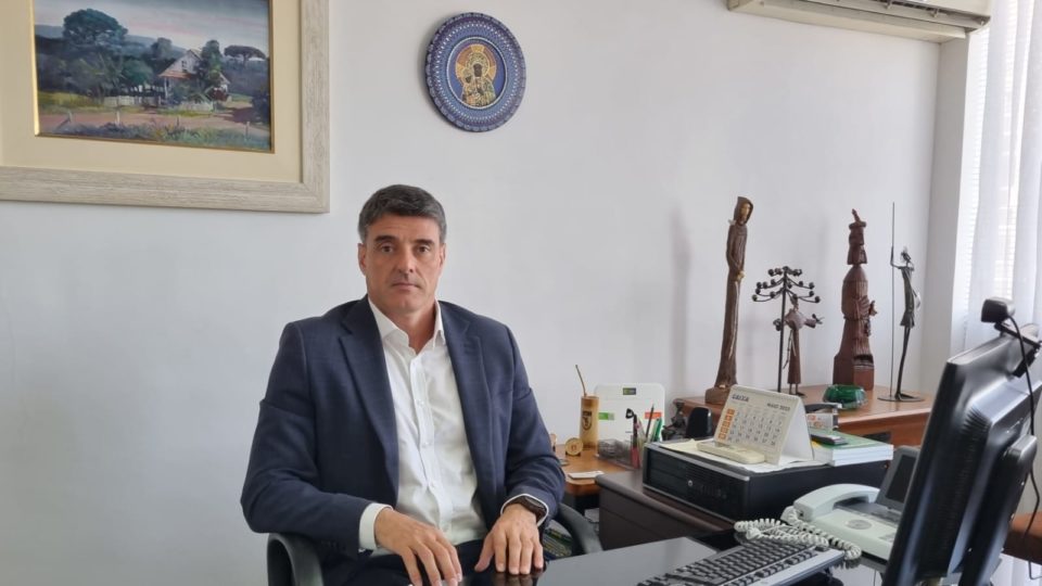 Rubens Bueno II no escritório de Brasília.