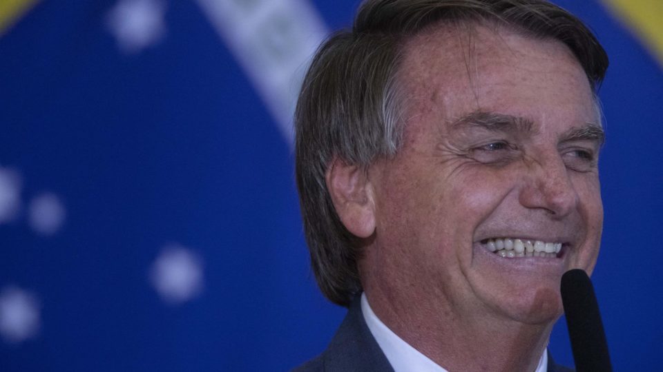 Jair Bolsonaro sorrindo
