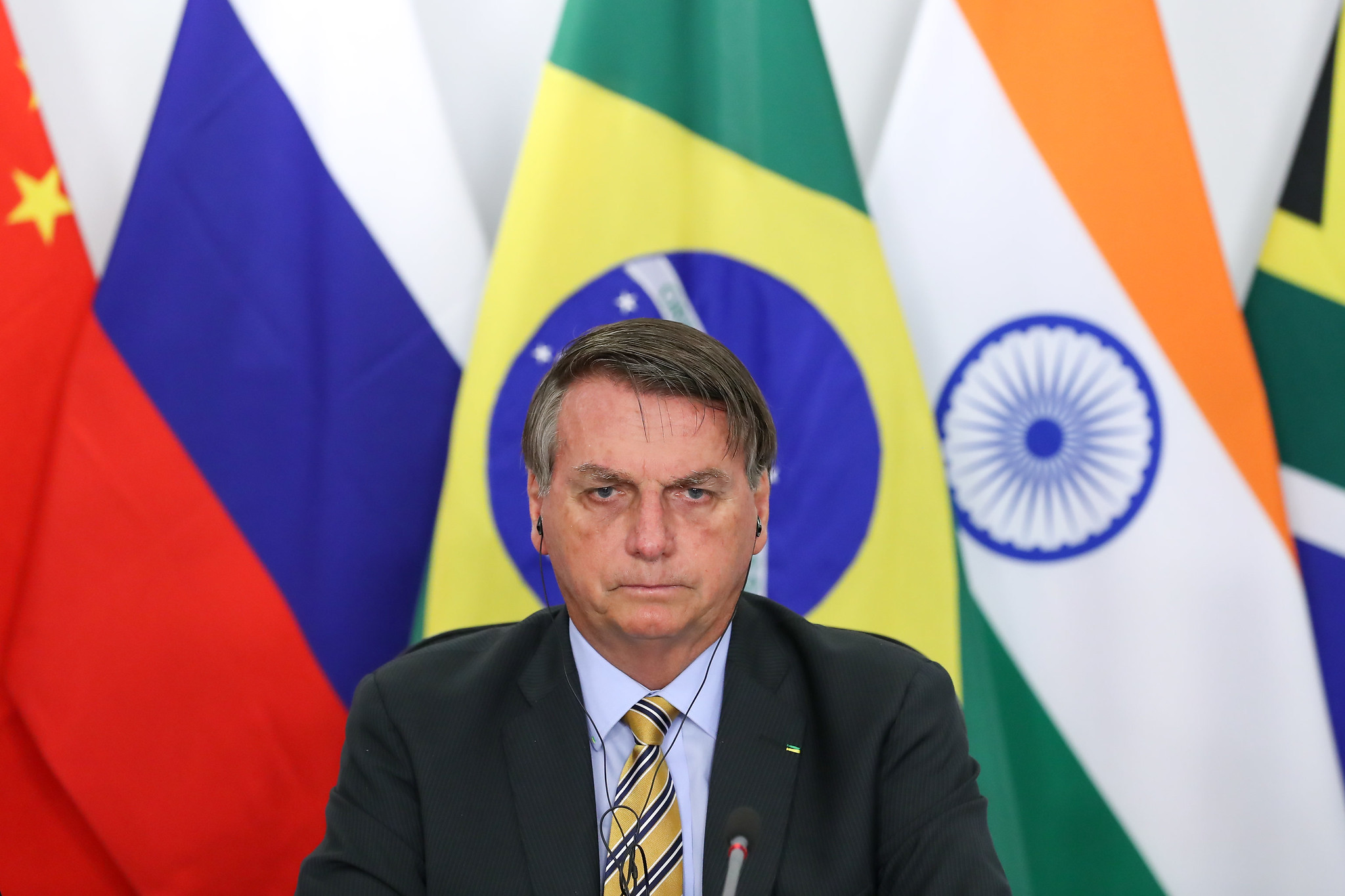 Bolsonaro em cúpula dos Brics